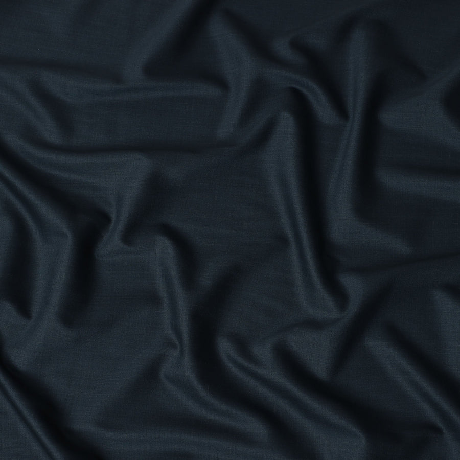 Blue Italian Wool Suiting Fabric 150cm Piece