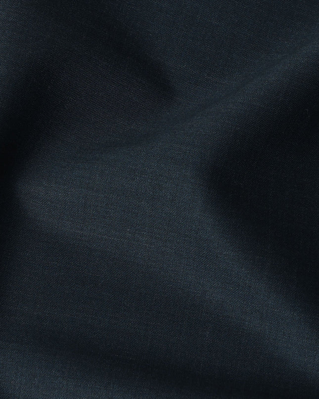 Blue Italian Wool Suiting Fabric 150cm Piece