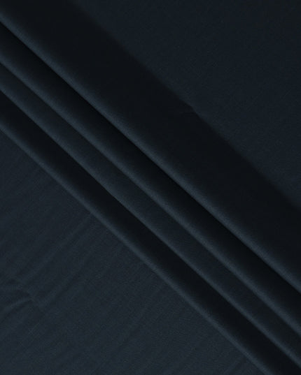 Blue Italian Wool Suiting Fabric 150cm Piece