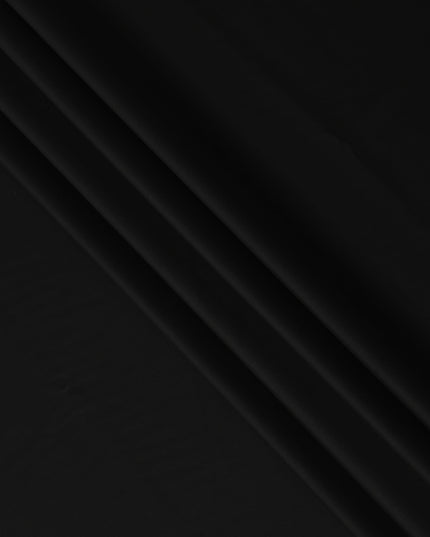 Black Italian Wool Suiting Fabric 150cm Piece