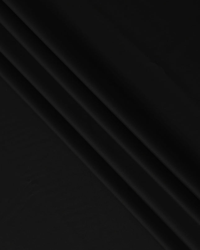 Black Italian Wool Suiting Fabric 150cm Piece