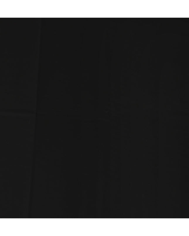 Black Italian Wool Suiting Fabric 150cm Piece