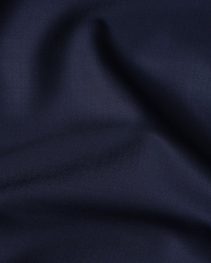 Blue Italian Wool Suiting Fabric 150cm Piece