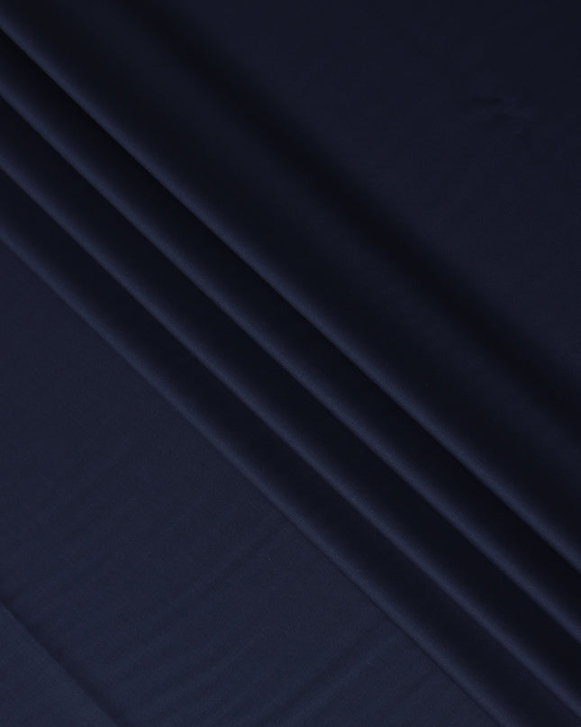 Blue Italian Wool Suiting Fabric 150cm Piece