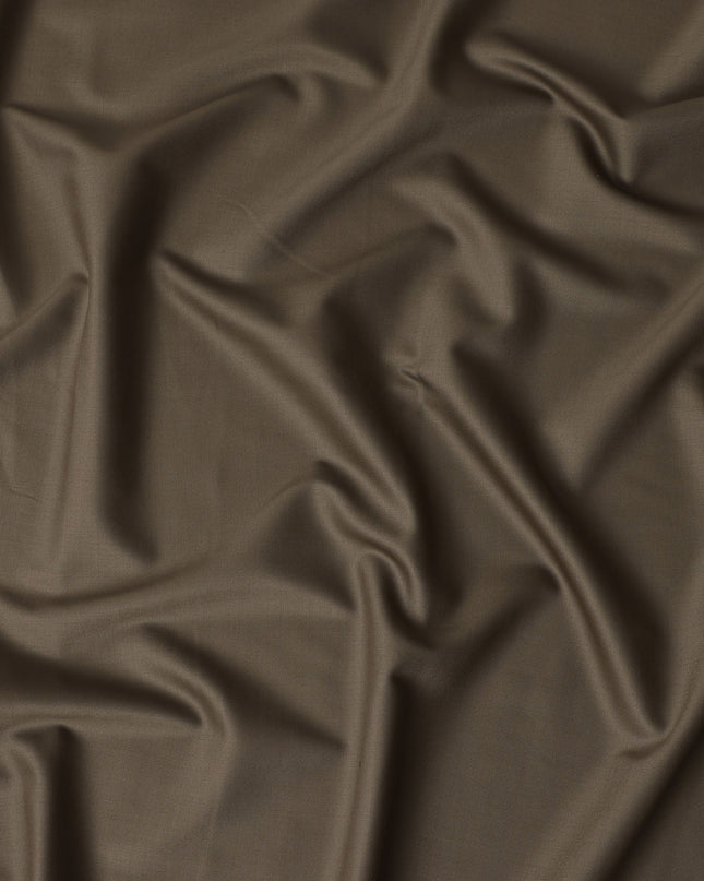 Brown Italian Wool Suiting Fabric 150cm Piece