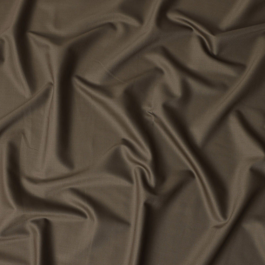 Brown Italian Wool Suiting Fabric 150cm Piece