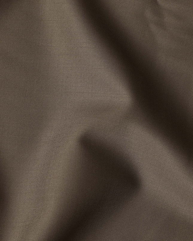 Brown Italian Wool Suiting Fabric 150cm Piece