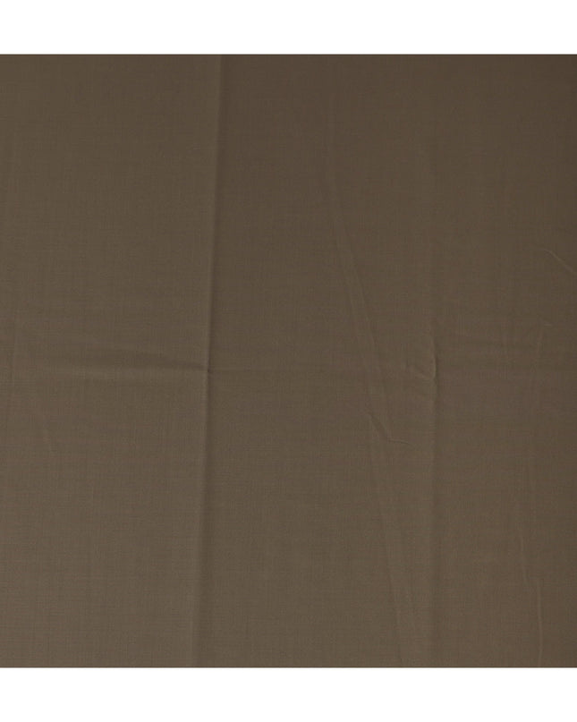 Brown Italian Wool Suiting Fabric 150cm Piece