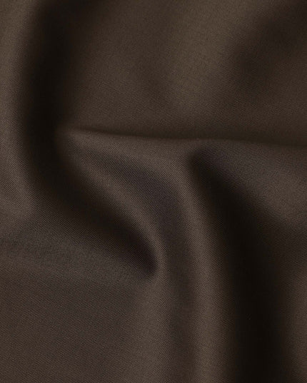 Brown Italian Wool Suiting Fabric 150cm Piece