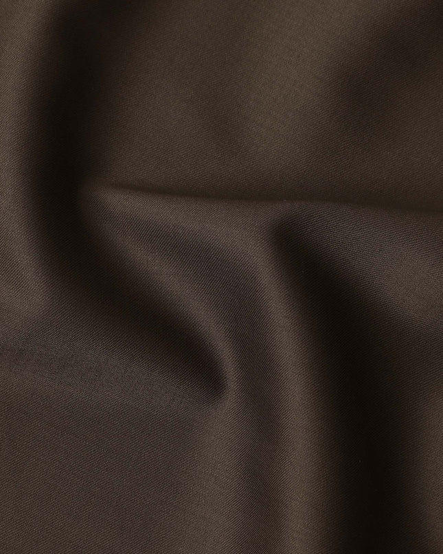 Brown Italian Wool Suiting Fabric 150cm Piece