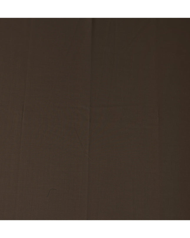 Brown Italian Wool Suiting Fabric 150cm Piece