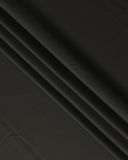 Black Italian Wool Suiting Fabric 150cm Piece