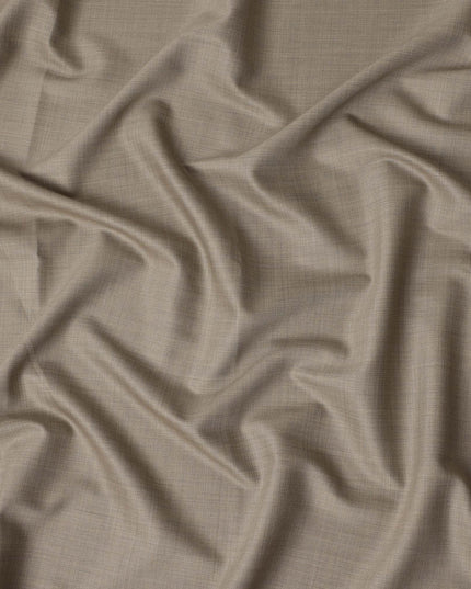 Beige Italian Wool Suiting Fabric 150cm Piece