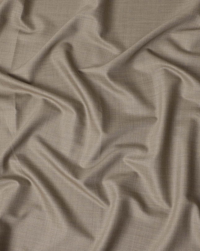 Beige Italian Wool Suiting Fabric 150cm Piece