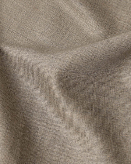 Beige Italian Wool Suiting Fabric 150cm Piece