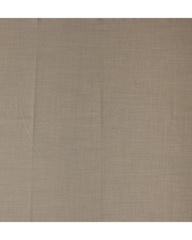 Beige Italian Wool Suiting Fabric 150cm Piece