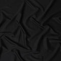 Black Italian Wool Suiting Fabric 150cm Piece