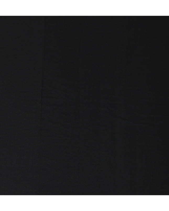 Black Italian Wool Suiting Fabric 150cm Piece