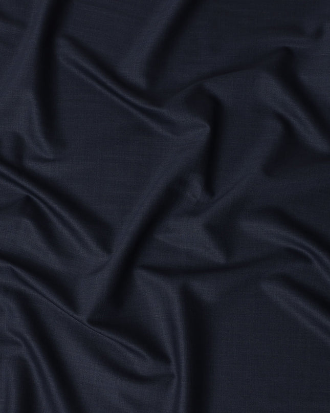 Blue Italian Wool Suiting Fabric 150cm Piece