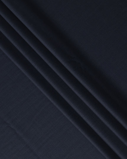 Blue Italian Wool Suiting Fabric 150cm Piece