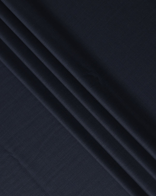 Blue Italian Wool Suiting Fabric 150cm Piece