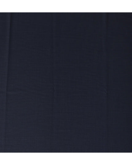 Blue Italian Wool Suiting Fabric 150cm Piece
