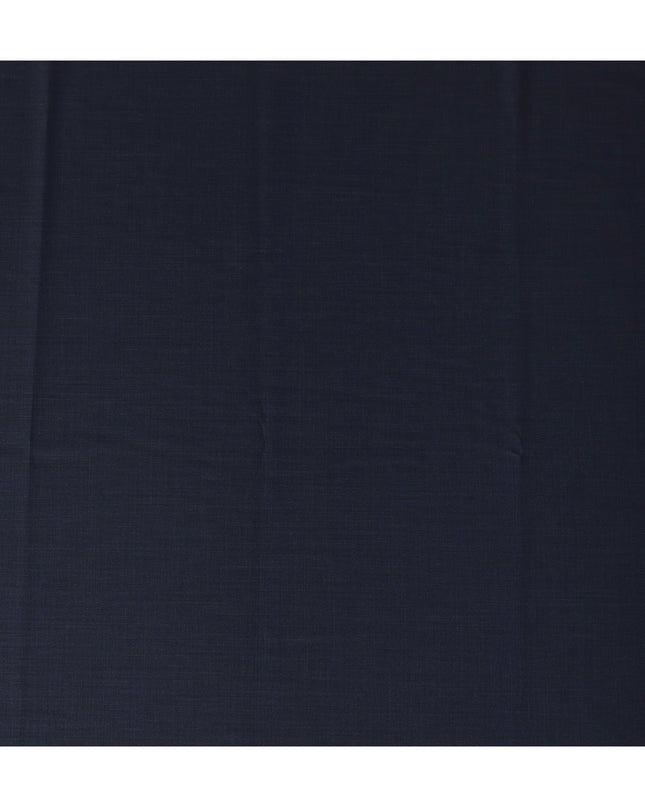 Blue Italian Wool Suiting Fabric 150cm Piece
