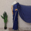 Blue Organza Saree 110cm | Regal