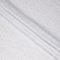 Ivory White Embroidered Cotton Voile Fabric 150cm