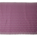 Mauve Purple Floral Embroidered Voile 140cm India