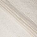Ivory Abstract Swirl Embroidered Cotton Voile 110cm