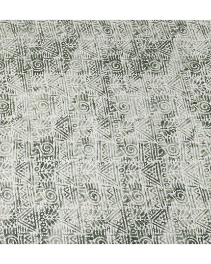 Sage Green Digital Print Lawn Fabric 110cm