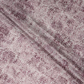 Plum Purple Digital Print Lawn Fabric 110cm