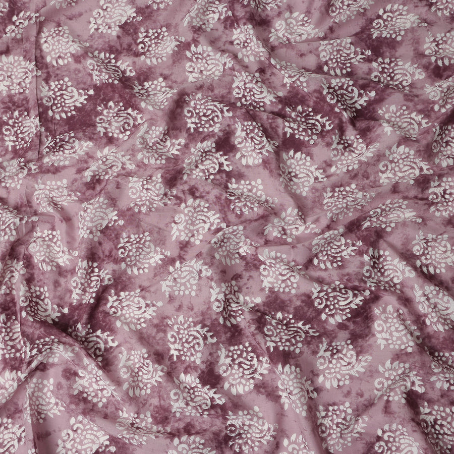 Dusty Mauve Digital Print Lawn Fabric 110cm