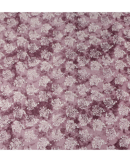 Dusty Mauve Digital Print Lawn Fabric 110cm