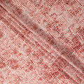 Terracotta Orange Digital Print Lawn Fabric 110cm