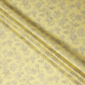 Butter Yellow Digital Print Lawn Fabric 110cm