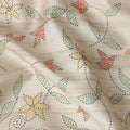 Ivory Cream Digital Print Lawn Fabric 110cm