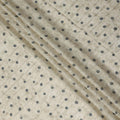 Ivory Beige Synthetic Chiffon Fabric 110cm