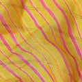 Sunshine Yellow Synthetic Chiffon Fabric 110cm