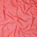 Coral Pink Synthetic Chiffon Fabric 110cm