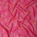 Fuchsia Pink Synthetic Chiffon Fabric 110cm