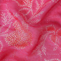 Fuchsia Pink Synthetic Chiffon Fabric 110cm