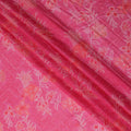 Fuchsia Pink Synthetic Chiffon Fabric 110cm