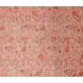 Peach Coral Synthetic Chiffon Fabric 110cm