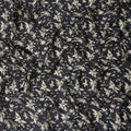Navy Charcoal Synthetic Chiffon Fabric 110cm