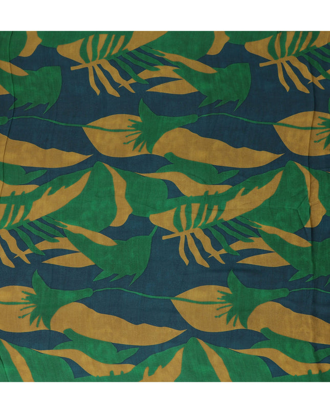 Emerald Green Synthetic Chiffon Fabric 110cm