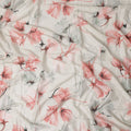 Ivory White Synthetic Chiffon Fabric 110cm
