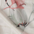 Ivory White Synthetic Chiffon Fabric 110cm