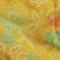 Golden Yellow Synthetic Chiffon Fabric 110cm